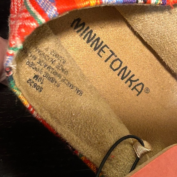 Minnetonka Pam Espadrilles Frisco Stripe Multicolor Womans 10 - Picture 9 of 16